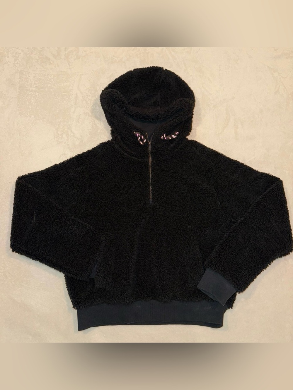 Women’s Lululemon Sherpa Half Zip Hoodie Size 8